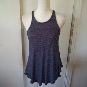 Love Fire Striped Swing Tank Top Size Small Flowy Racerback